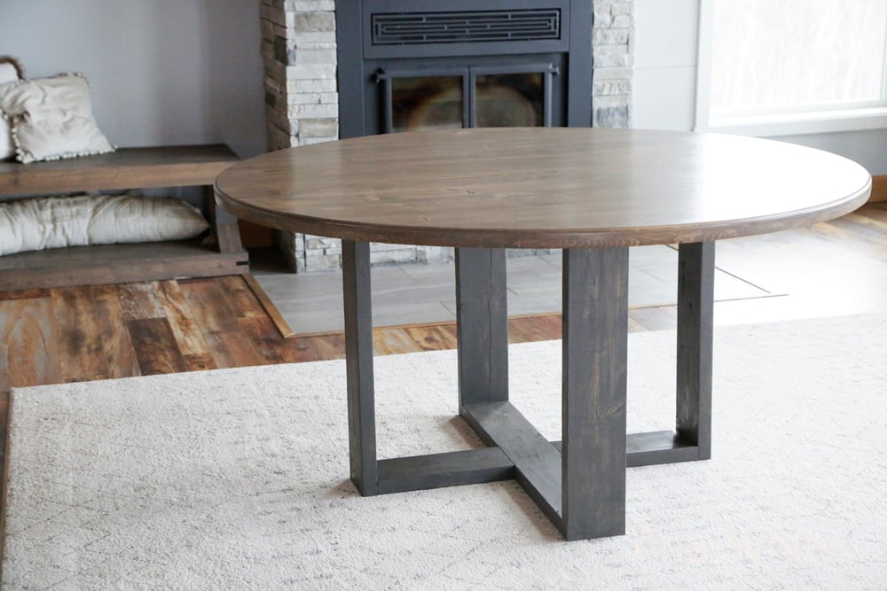 How to Build a Round Table Top with Free Patterns in Different Sizes - Image 1