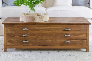 Printmaker's Coffee Table | RH Inspired - Image 1