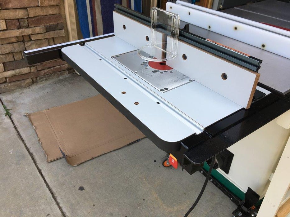 Router Table for Tablesaw woodworking plan