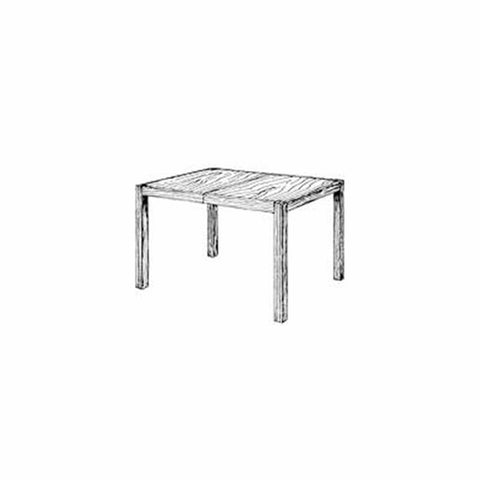 Woodworking Project Paper Plan to Build Simple Extension Table - Image 1