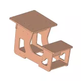 Childs homework desk plan woodworking plan