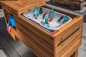 Outdoor Serving Center woodworking plan