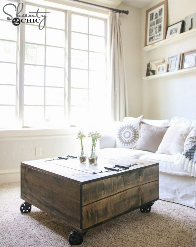 DIY Storage Coffee Table & YouTube Video Tutorial! - Image 1