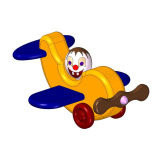 Funny airplane kids toy plan woodworking plan