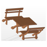 Lager seating set plan woodworking plan