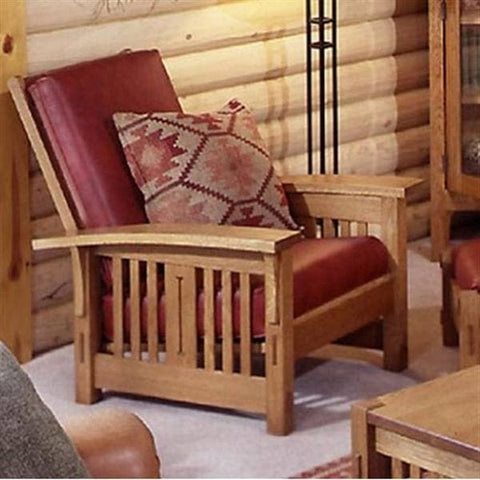 Woodworking Project Paper Plan to Build Arts and Crafts Morris Chair - Image 1
