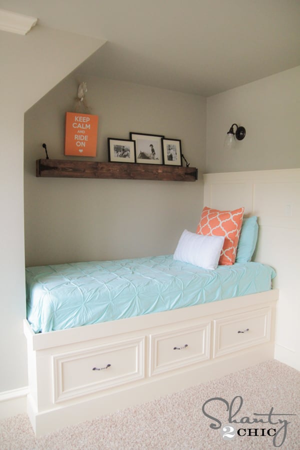 DIY Built-In Storage Bed - Image 1