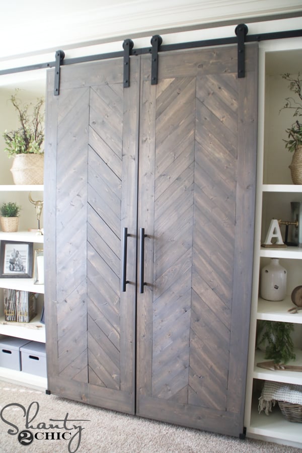 Sliding Barn Door Media Console - Image 1