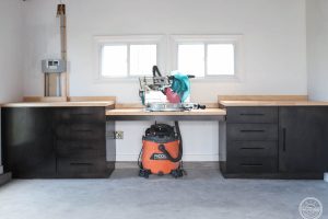 Workshop Storage Cabinets + Miter Saw Station - Image 1