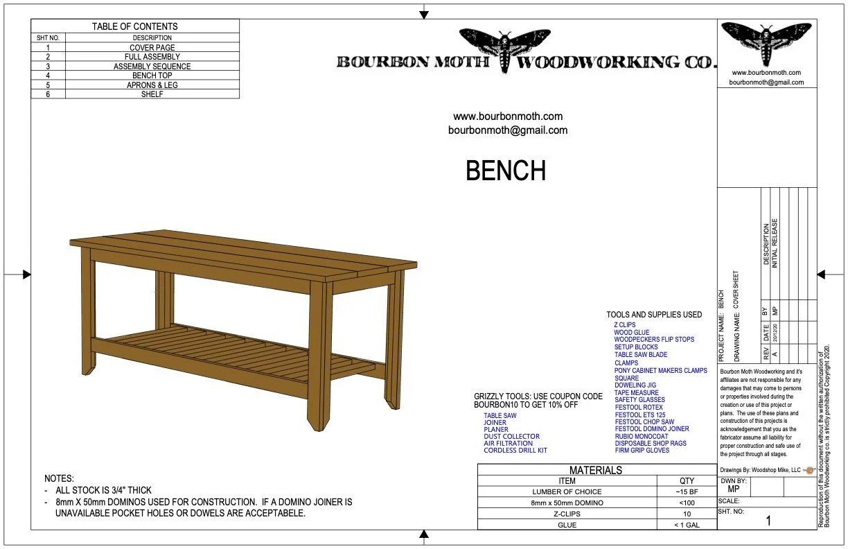 Wooden Bench Plans - Image 1