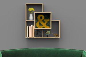 Contemporary Display Shelf woodworking plan