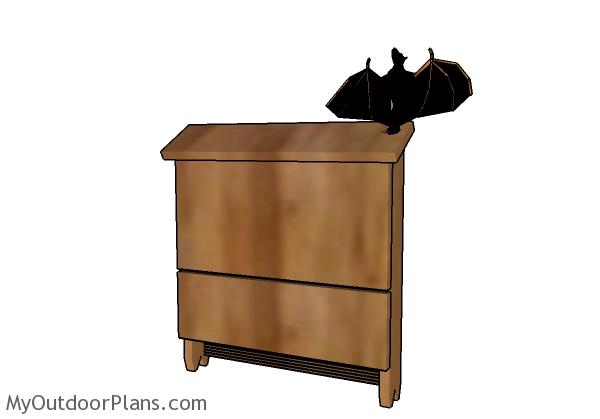 SIMPLE BAT HOUSE PLANS woodworking plan