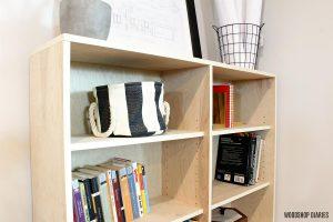 One Sheet Plywood Bookshelf woodworking plan