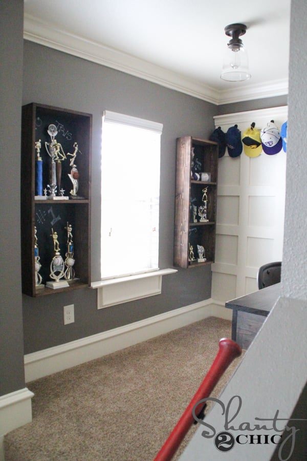 DIY Trophy Case for a Teen Boy Room - Image 1