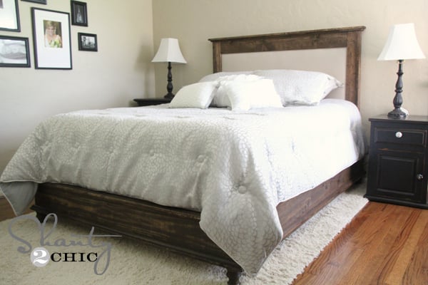 Wood Framed Upholstered Headboard- Queen - Image 1