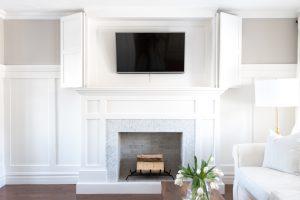 Faux Fireplace with Optional Hidden TV Cabinet - Image 1
