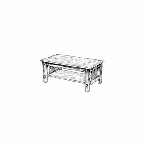 Woodworking Project Paper Plan to Build Mission Coffee Table woodworking plan