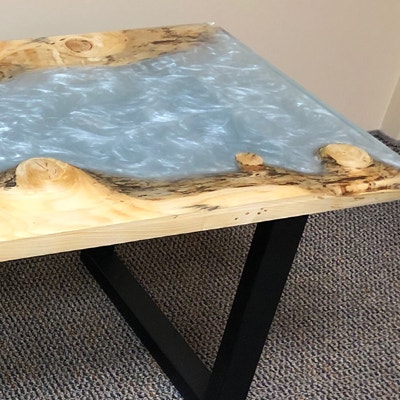 Live Edge River Table Plan - Image 1