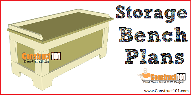 Storage Bench Plans – Free PDF Download - Image 1