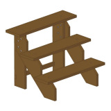 3-tier flower pot rack plan - Image 1