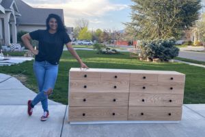 10-Drawer Red Oak Dresser woodworking plan