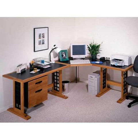 Downloadable Woodworking Project Plan to Build Computer Desk - Image 1