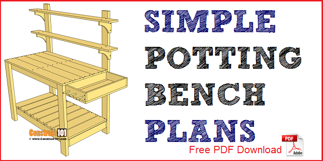 Simple Potting Bench Plans – Outdoor DIY Project - Image 1