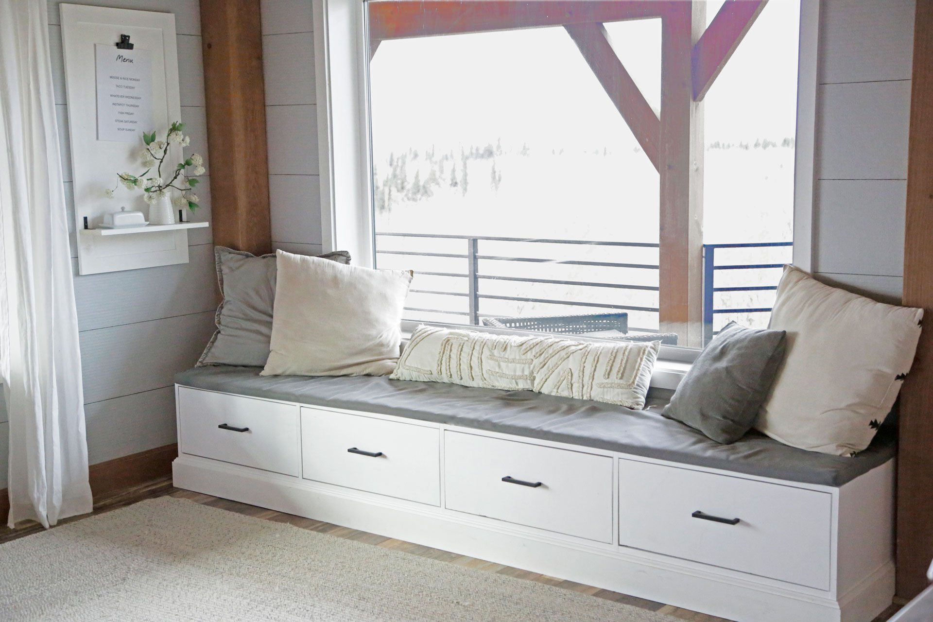 Window Seat with Drawers - Image 1