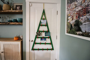 DIY Hanging Christmas Card Holder - Image 1