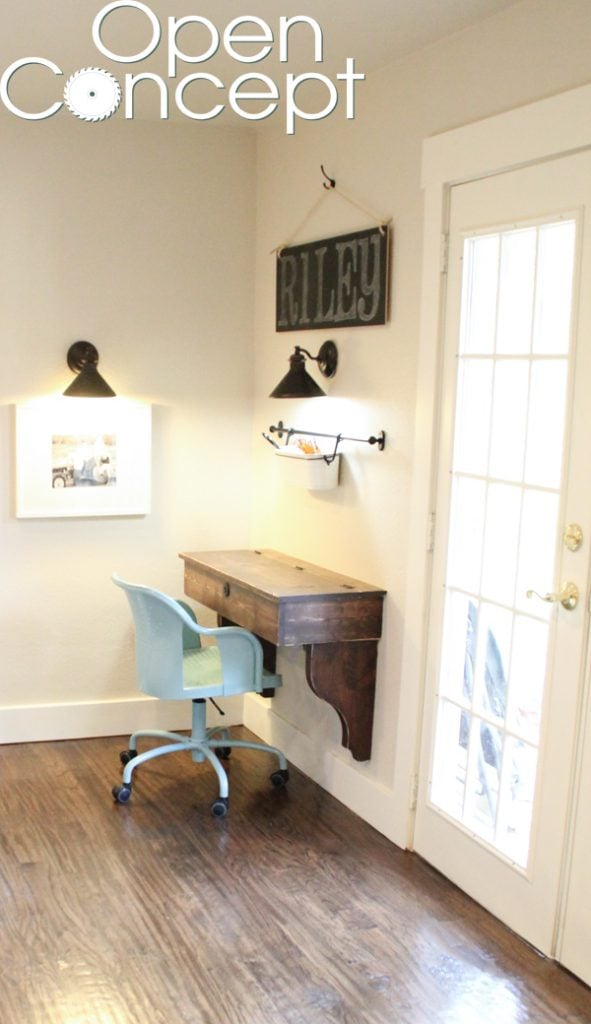 DIY Floating Student Desk as seen on HGTV Open Concept - Image 1