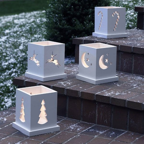 Woodworking Project Paper Plan to Build Holiday Luminarias - Image 1