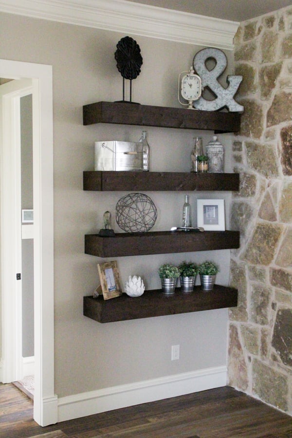 DIY Floating Shelves for my Living Room - Image 1