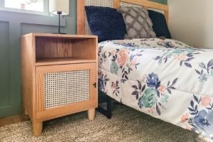 Cane Nightstand woodworking plan