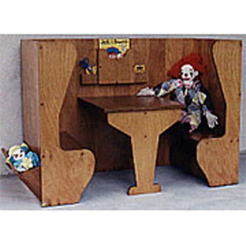 Woodworking Project Paper Plan to Build Kiddie Booth - Image 1
