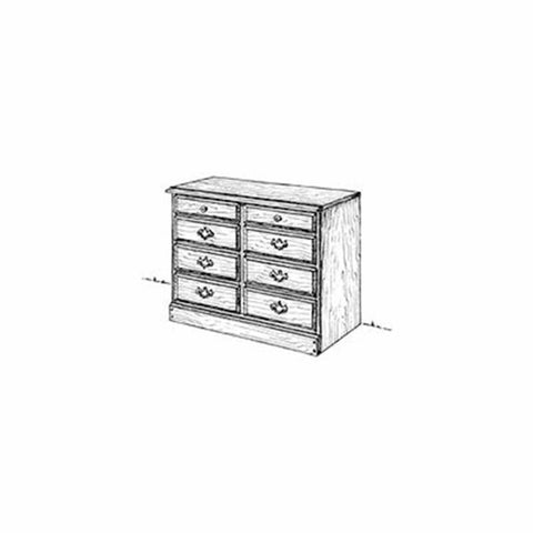 Woodworking Project Paper Plan to Build Chest of Drawers 30 - Image 1