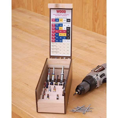 Woodworking Project Paper Plan to Build Multi Drill/Driver Organizer - Image 1