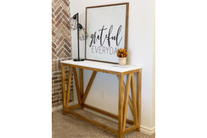 Entryway Console woodworking plan