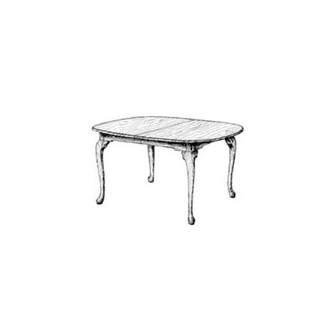 Woodworking Project Paper Plan to Build Queen Anne Dining Table woodworking plan