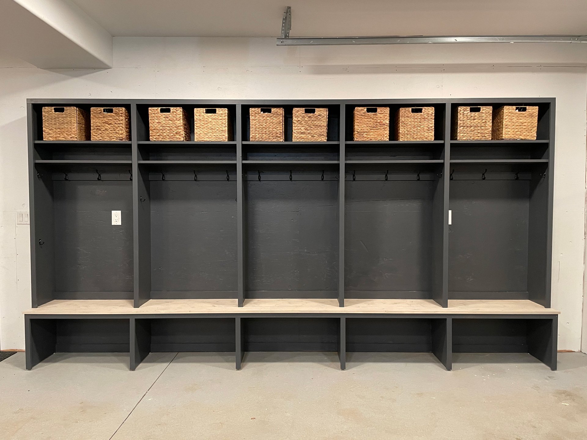 Mudroom Locker Hutches – How to Build in Any Size woodworking plan