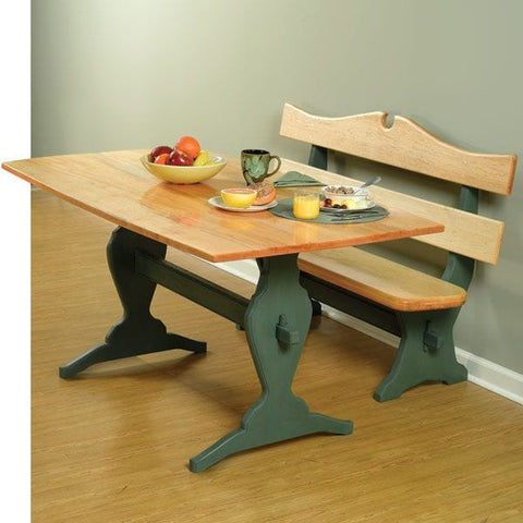 Trestle Table and Benches – Downloadable Plan - Image 1