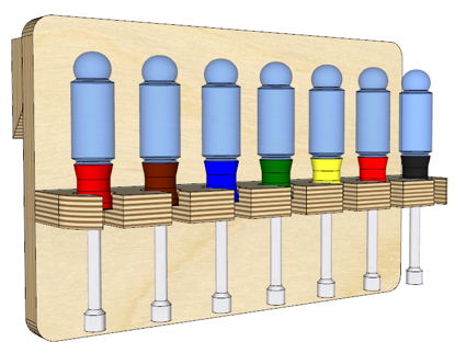 French Cleat Nutdriver Holder – Build Plans - Image 1