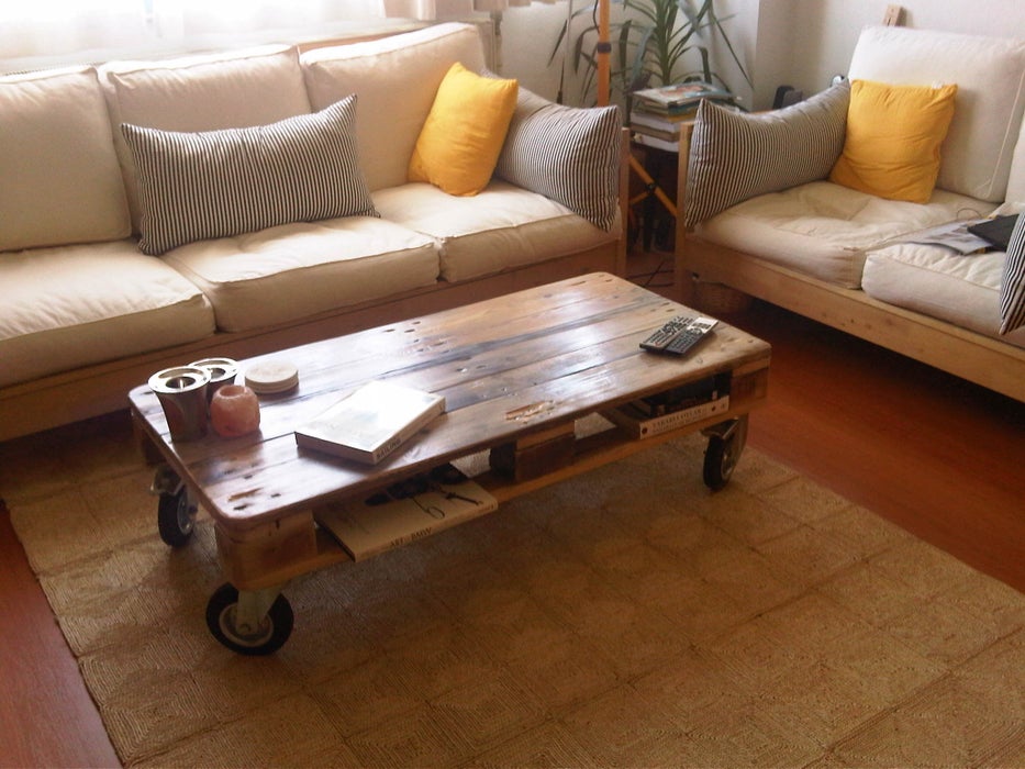 Pallet Coffee Table From Reclaimed Wood - Image 1