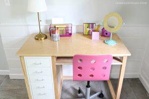 Wood and Metal Desk woodworking plan