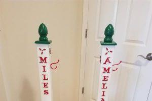 Grandkids' Christmas Stocking Tree - Image 1