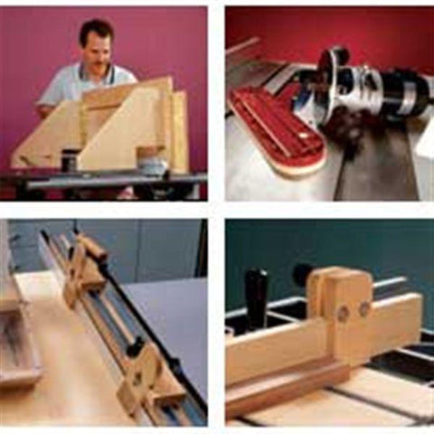 Downloadable Woodworking Project Plan to Build Seven Tablesaw Jigs - Image 1