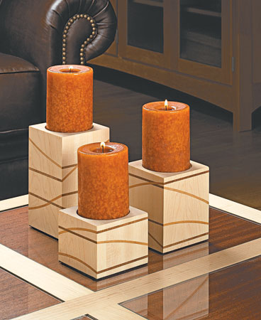 Candle Holders woodworking plan