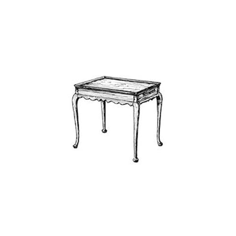 Woodworking Project Paper Plan to Build Queen Anne Tea Table - Image 1