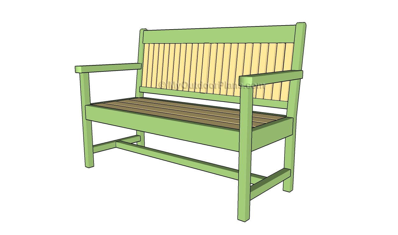 HOW TO BUILD A GARDEN BENCH - Image 1