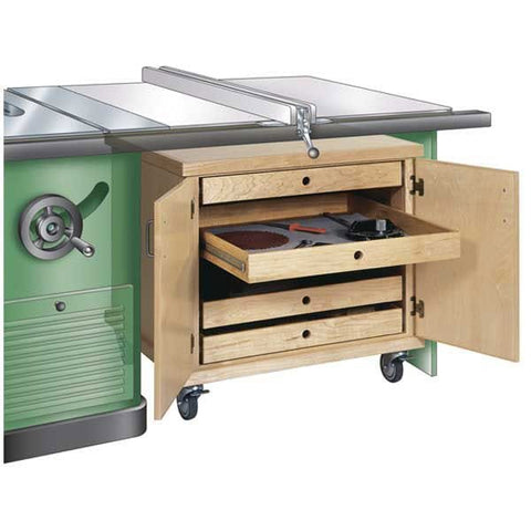 Woodworking Project Paper Plan to Build Tablesaw Accessories Cabinet - Image 1
