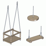 Child swing seats plans woodworking plan